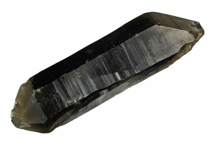 Double-Terminated Smoky Quartz Crystal with Phantom - Poland #177257